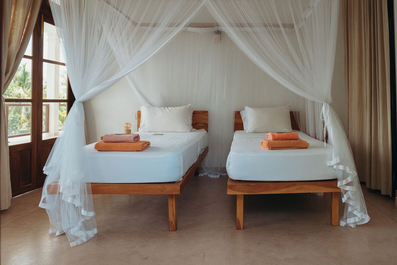 Twin-share Lake View at Lanka Yoga