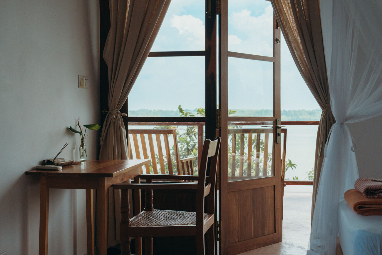 Twin-share Lake View at Lanka Yoga